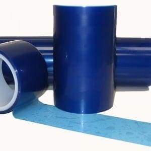 Vinyl Surface Protection Tape, Translucent Blue, 1" x 55'-0