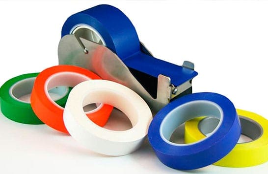 Striped Overlaminated Floor Marking Cleanroom Tape, 1" x 18'-0