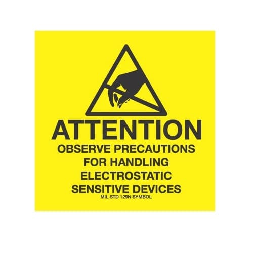 ESD LABELS, Attention Observe Precautions