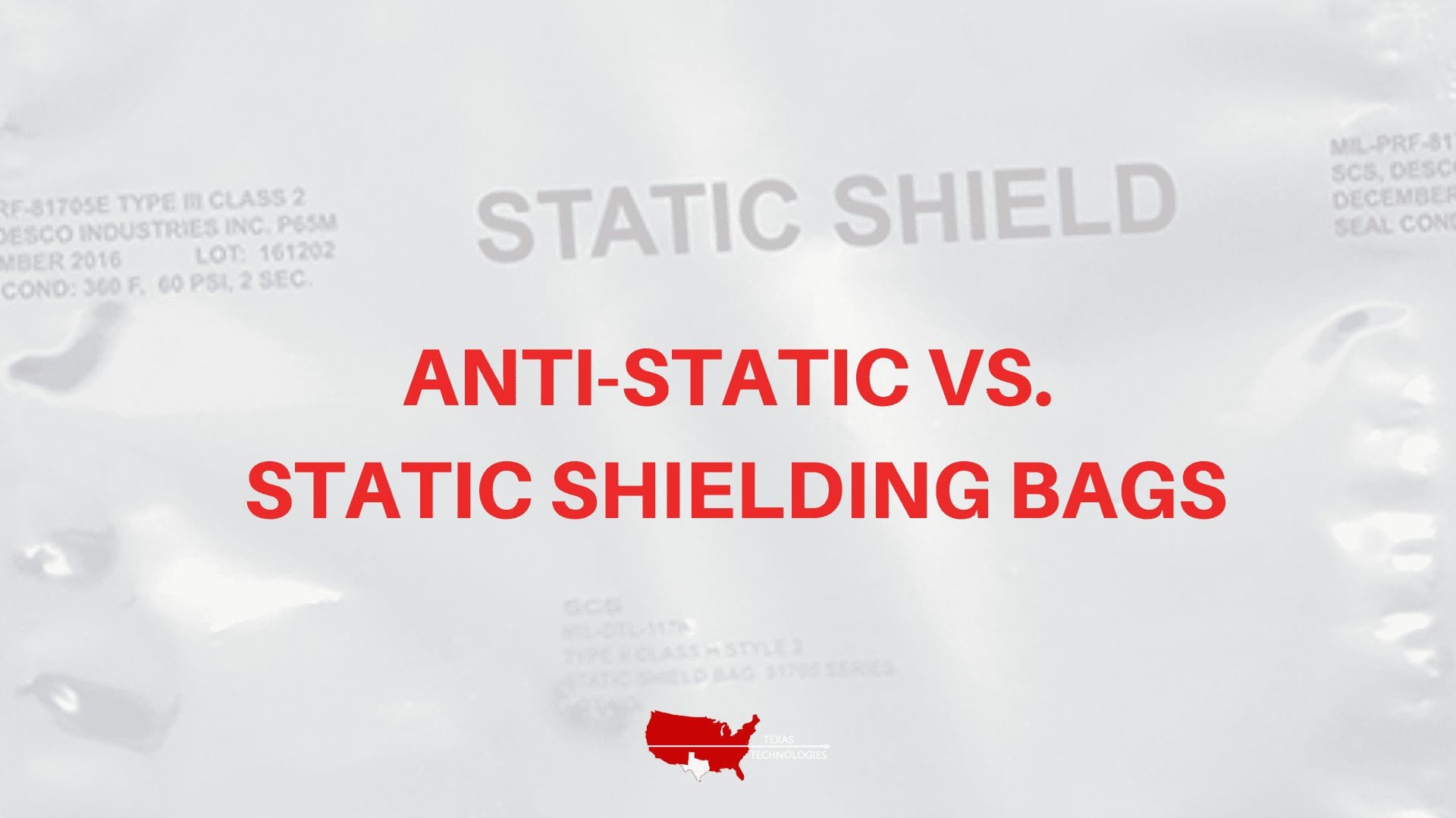 What’s the Difference Between Anti-Static and Static Shielding Bags?