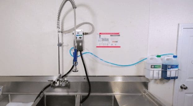 3-Sink Plus Dispenser to Ensure a Safer Industry